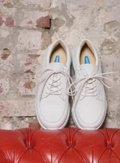 DAMES Wolky Lage Veterschoenen|Wandelschoenen<Bounce - wit leer