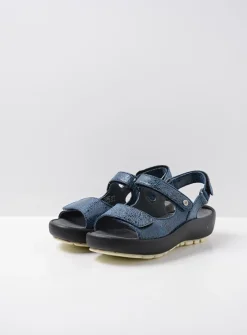 DAMES Wolky Sandalen<Brasilia - denim blauw leer