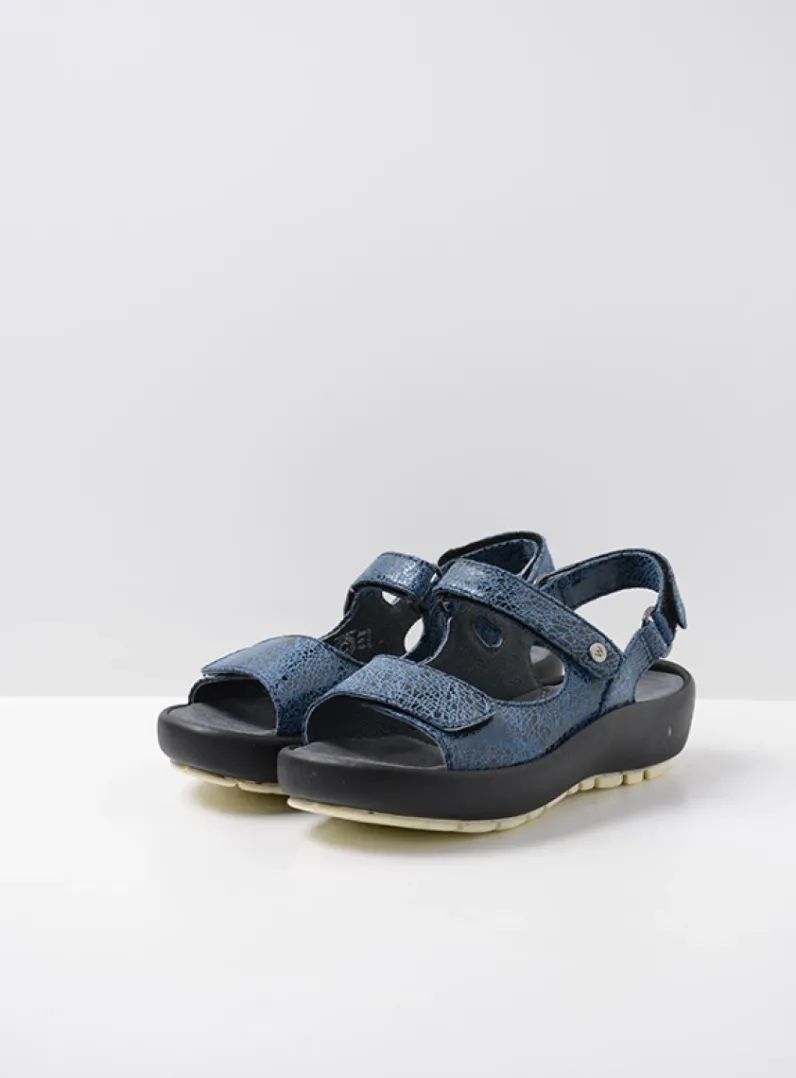 DAMES Wolky Sandalen<Brasilia - denim blauw leer