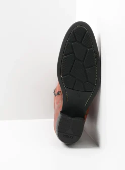 DAMES Wolky Halfhoge Laarzen|Cowboylaarzen<Caprock - terra suede