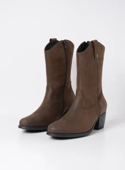 DAMES Wolky Cowboylaarzen|Herfst/Winter<Caprock HV - bruin nubuck