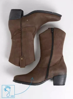 DAMES Wolky Cowboylaarzen|Herfst/Winter<Caprock HV - bruin nubuck