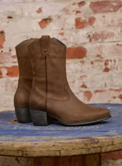 DAMES Wolky Cowboylaarzen|Herfst/Winter<Caprock HV - bruin nubuck
