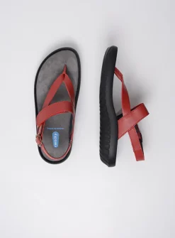 DAMES Wolky Sandalen<Cebu - rood leer