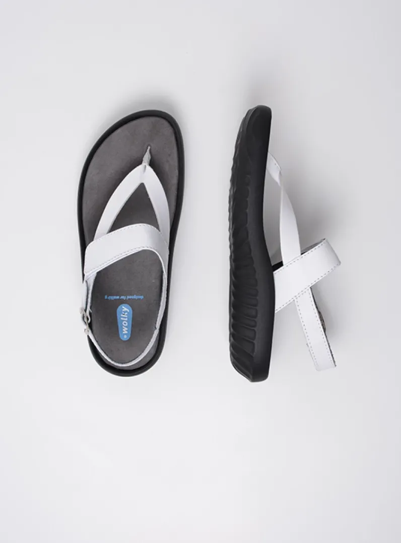 DAMES Wolky Sandalen<Cebu - wit leer