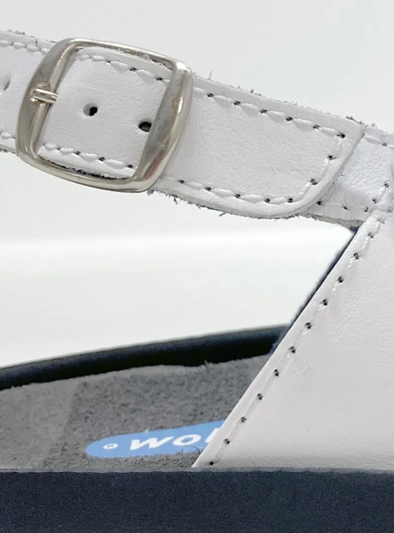 DAMES Wolky Sandalen<Cebu - wit leer