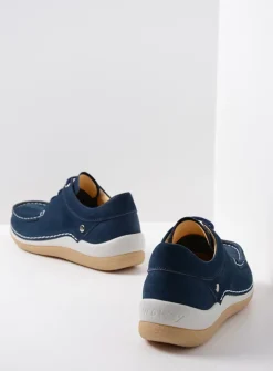 DAMES Wolky Lage Veterschoenen|Sneakers<Celebration - denim nubuck