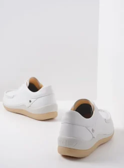 DAMES Wolky Lage Veterschoenen|Sneakers<Celebration - wit leer