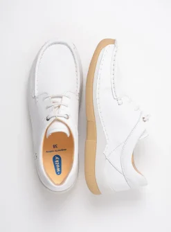 DAMES Wolky Lage Veterschoenen|Sneakers<Celebration - wit leer