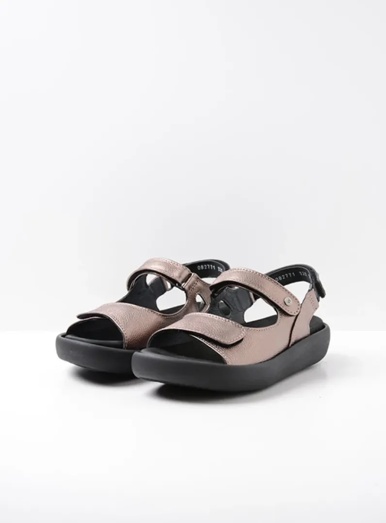 DAMES Wolky Sandalen<Celine XW - brons leer