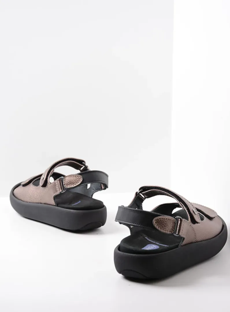 DAMES Wolky Sandalen<Celine XW - brons leer