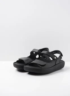DAMES Wolky Sandalen<Celine XW - zwart leer