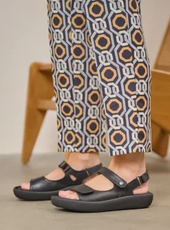 DAMES Wolky Sandalen<Celine XW - zwart leer