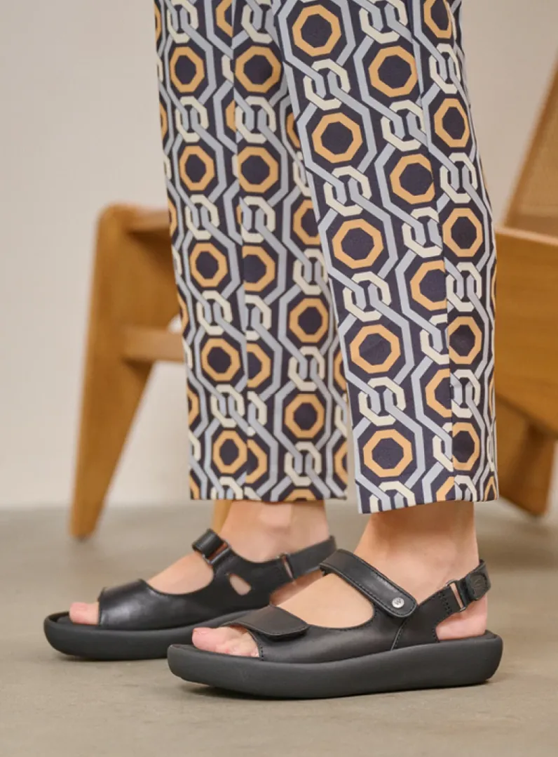 DAMES Wolky Sandalen<Celine XW - zwart leer