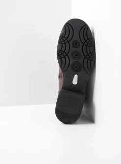 DAMES Wolky Veterlaarzen|Biker Boots<Center XW - bordeauxrood leer