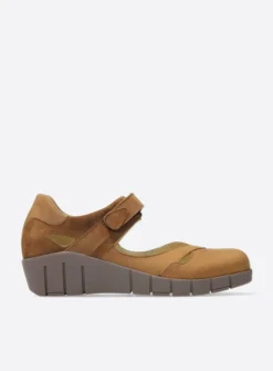 DAMES Wolky Bandschoenen<Charlotte - middenbruin nubuck