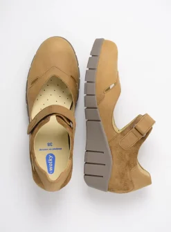 DAMES Wolky Bandschoenen<Charlotte - middenbruin nubuck