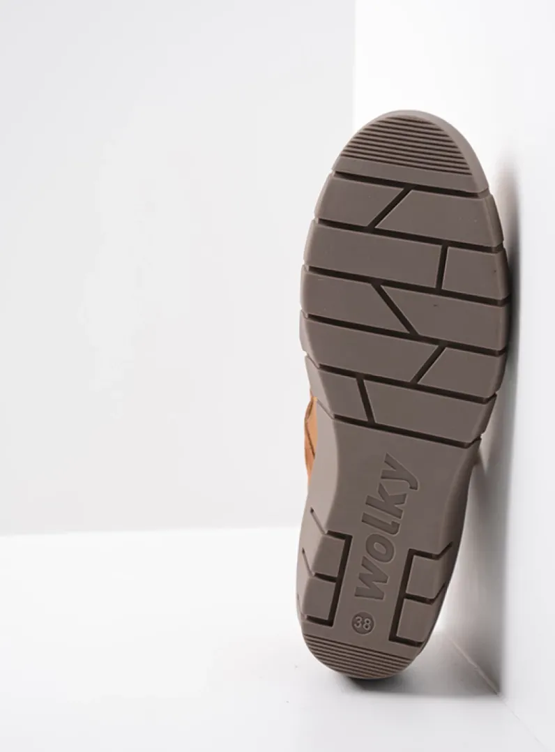 DAMES Wolky Bandschoenen<Charlotte - middenbruin nubuck