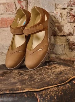 DAMES Wolky Bandschoenen<Charlotte - middenbruin nubuck