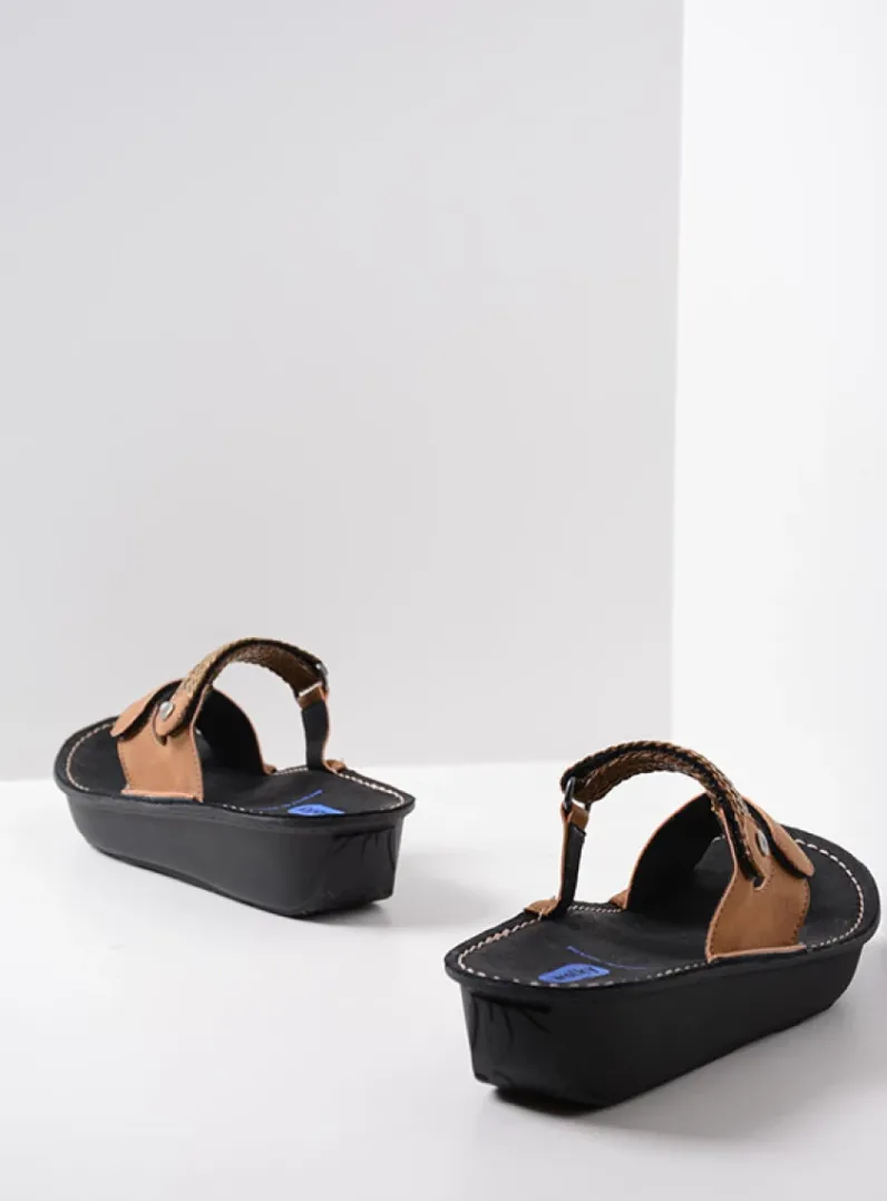 DAMES Wolky Slippers<Chicama - bruin biocare