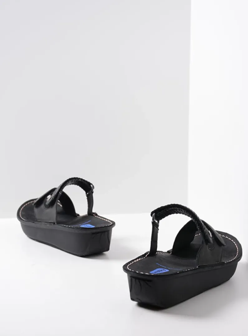 DAMES Wolky Slippers<Chicama - zwart biocare