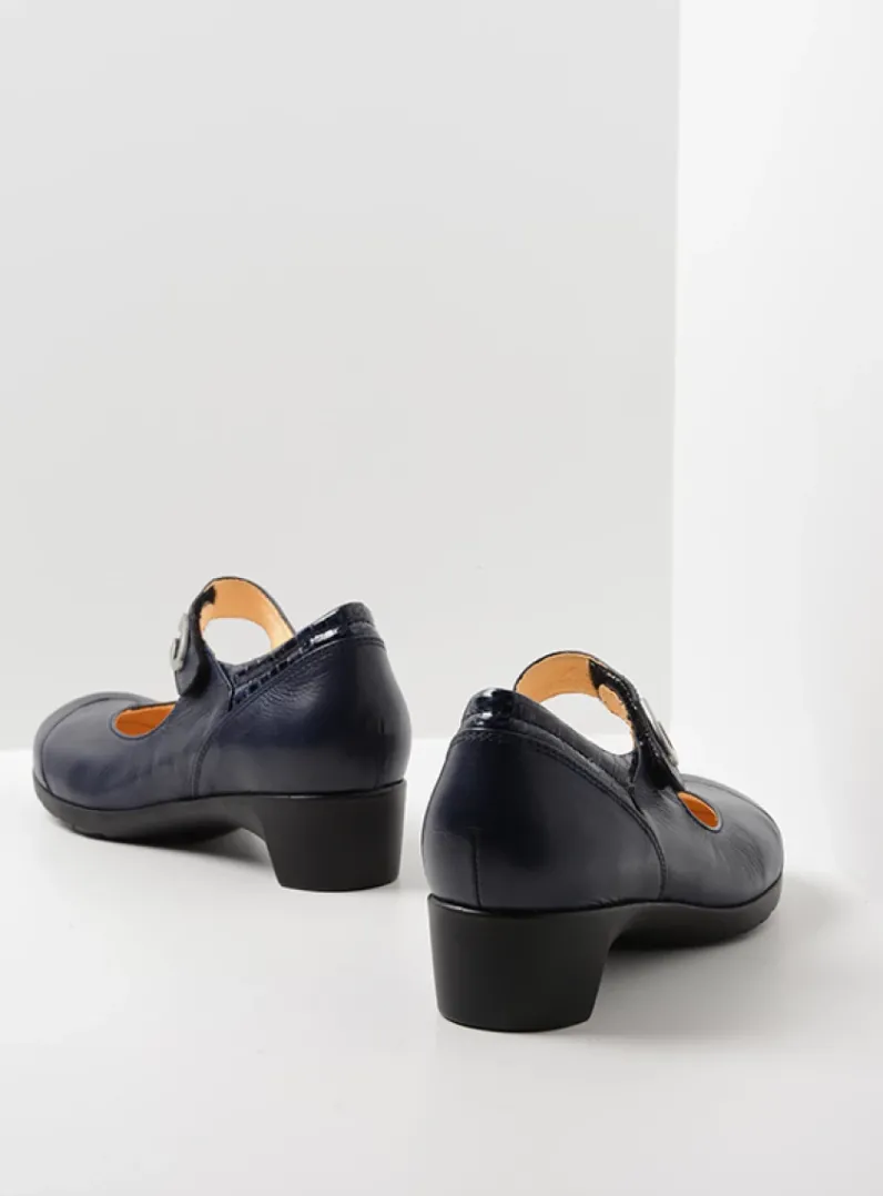 DAMES Wolky Herfst/Winter|Bandschoenen<Chili - blauw leer