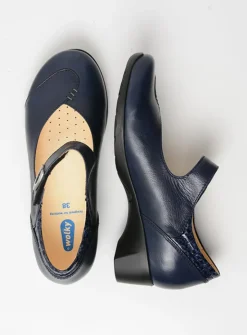 DAMES Wolky Herfst/Winter|Bandschoenen<Chili - blauw leer