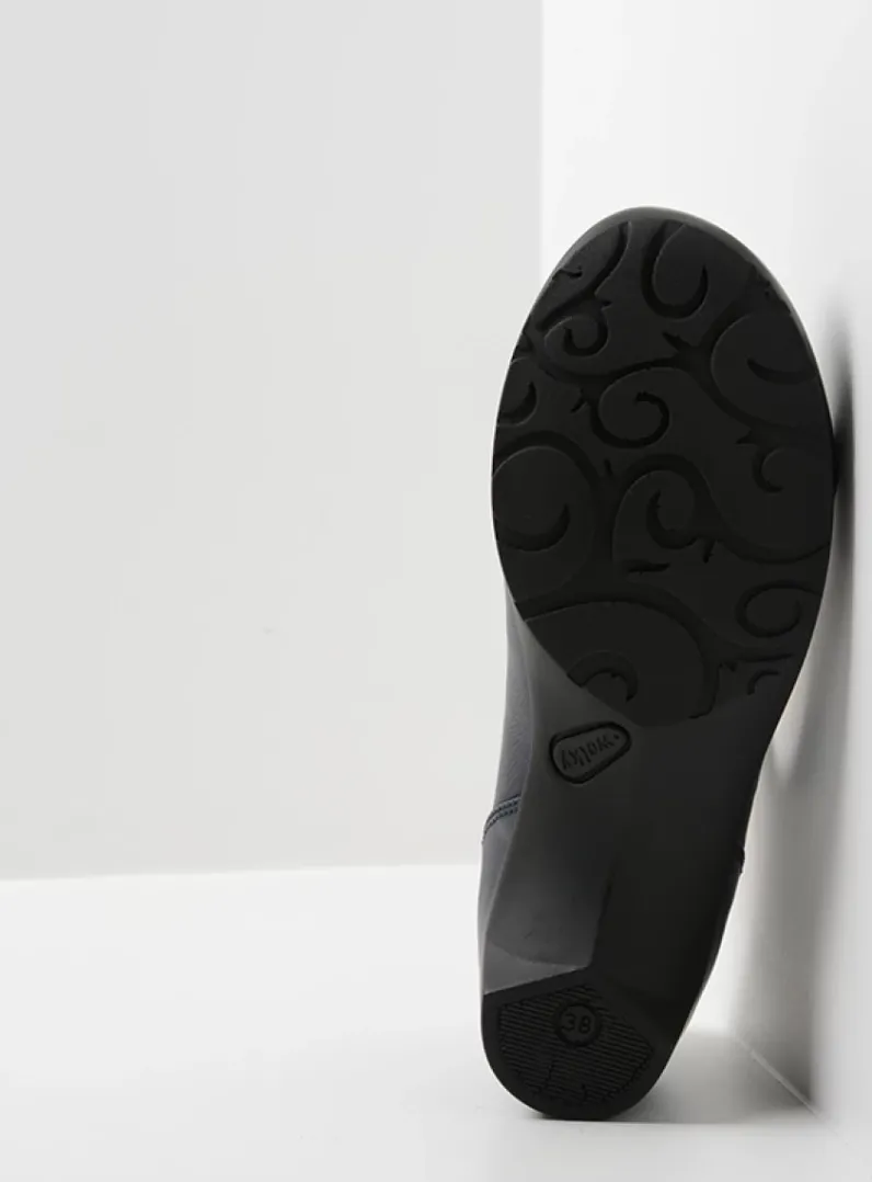 DAMES Wolky Herfst/Winter|Bandschoenen<Chili - blauw leer