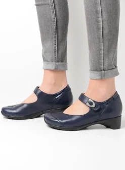 DAMES Wolky Herfst/Winter|Bandschoenen<Chili - blauw leer
