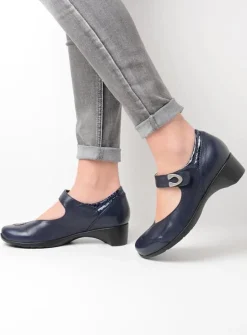 DAMES Wolky Herfst/Winter|Bandschoenen<Chili - blauw leer