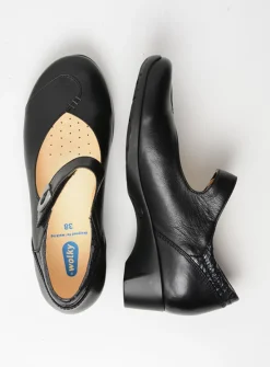 DAMES Wolky Herfst/Winter|Bandschoenen<Chili - zwart leer