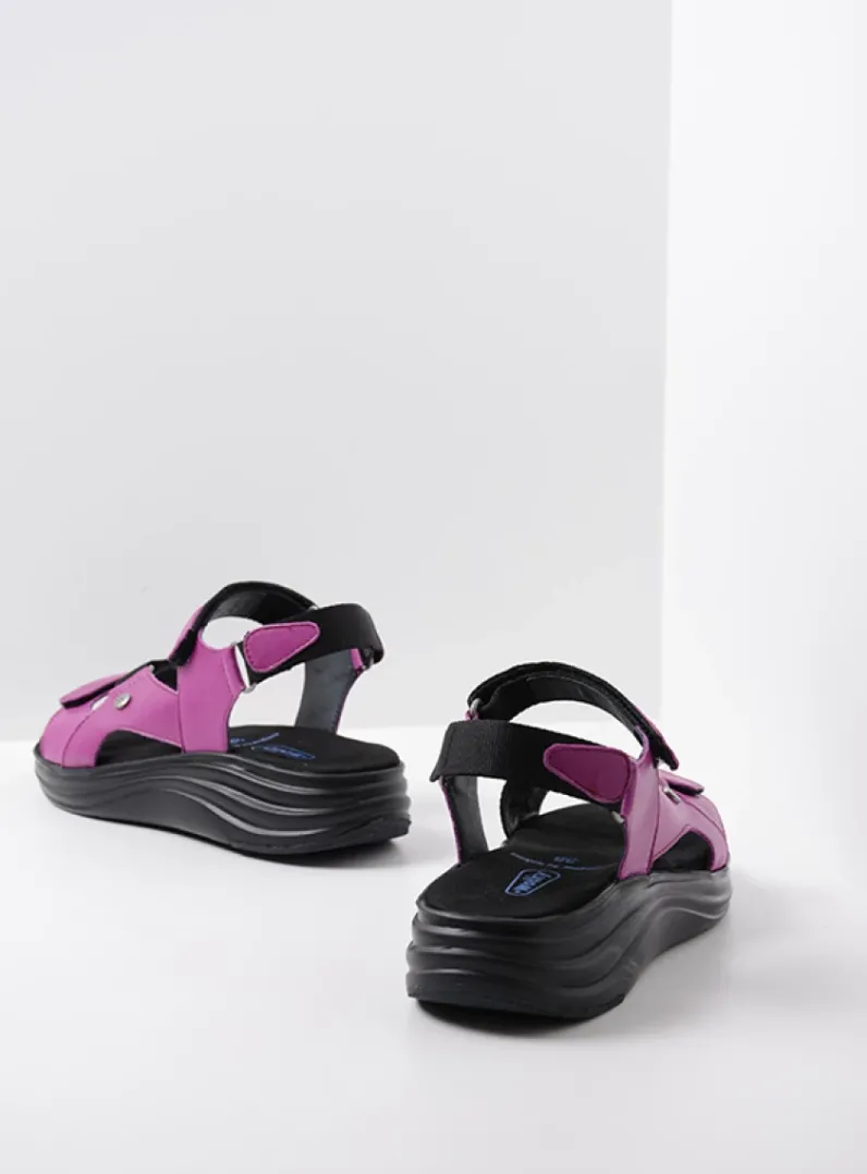 DAMES Wolky Sandalen<Cirro - fuchsia leer