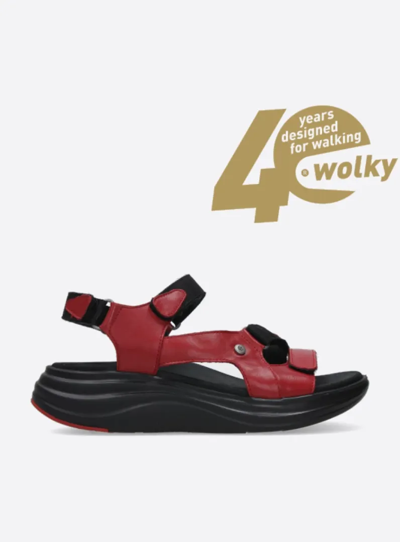 DAMES Wolky Sandalen<Cirro - rood leer