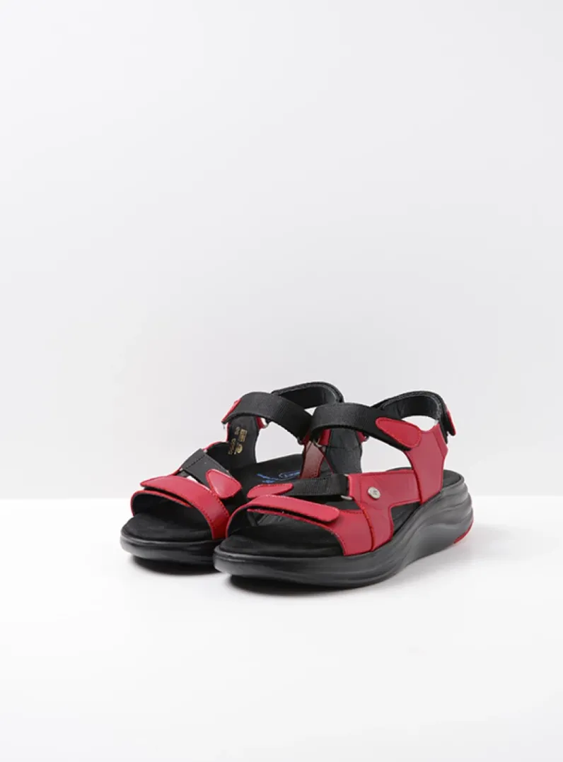 DAMES Wolky Sandalen<Cirro - rood leer