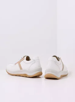 DAMES Wolky Lage Veterschoenen|Wandelschoenen<Comrie - wit/beige leer