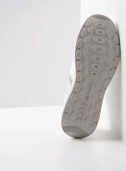 DAMES Wolky Lage Veterschoenen|Wandelschoenen<Comrie - wit/zilver combi leer