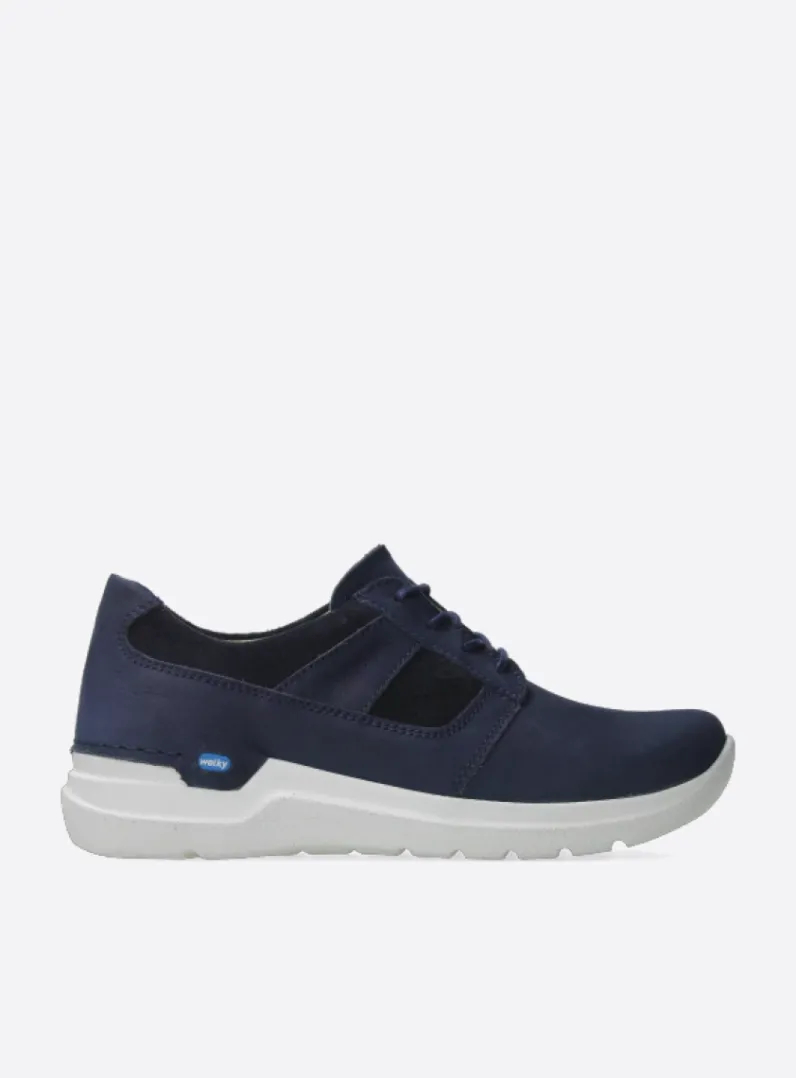 DAMES Wolky Lage Veterschoenen<Cool - denim nubuck
