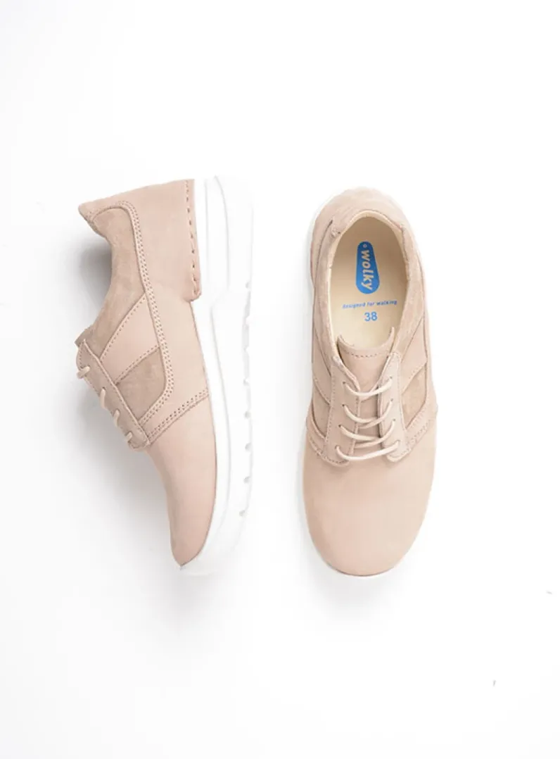 DAMES Wolky Lage Veterschoenen<Cool - safari nubuck