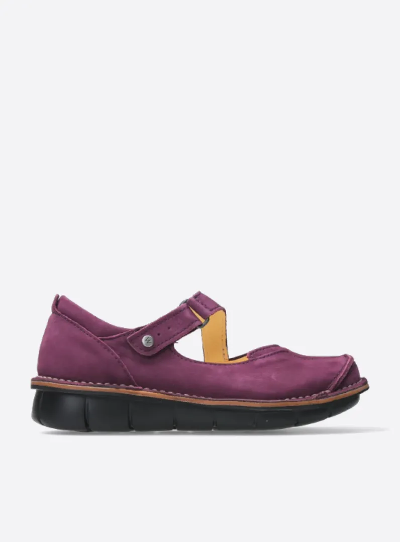 DAMES Wolky Herfst/Winter|Bandschoenen<Cordoba - fuchsia nubuck