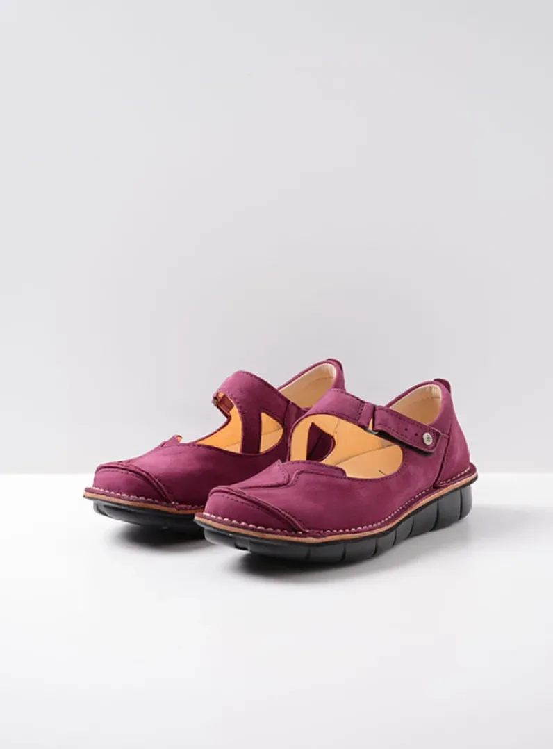 DAMES Wolky Herfst/Winter|Bandschoenen<Cordoba - fuchsia nubuck