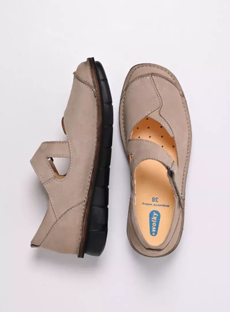 DAMES Wolky Herfst/Winter|Bandschoenen<Cordoba - safari nubuck