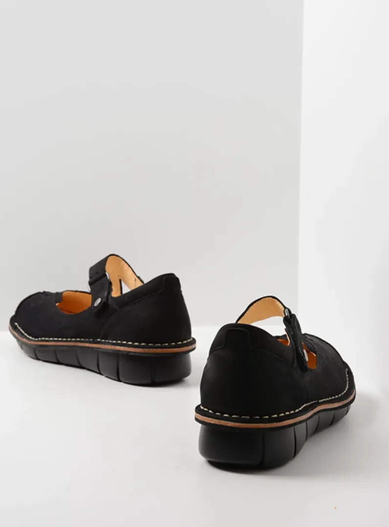 DAMES Wolky Herfst/Winter|Bandschoenen<Cordoba - zwart nubuck