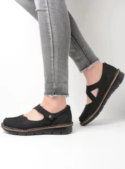 DAMES Wolky Herfst/Winter|Bandschoenen<Cordoba - zwart nubuck