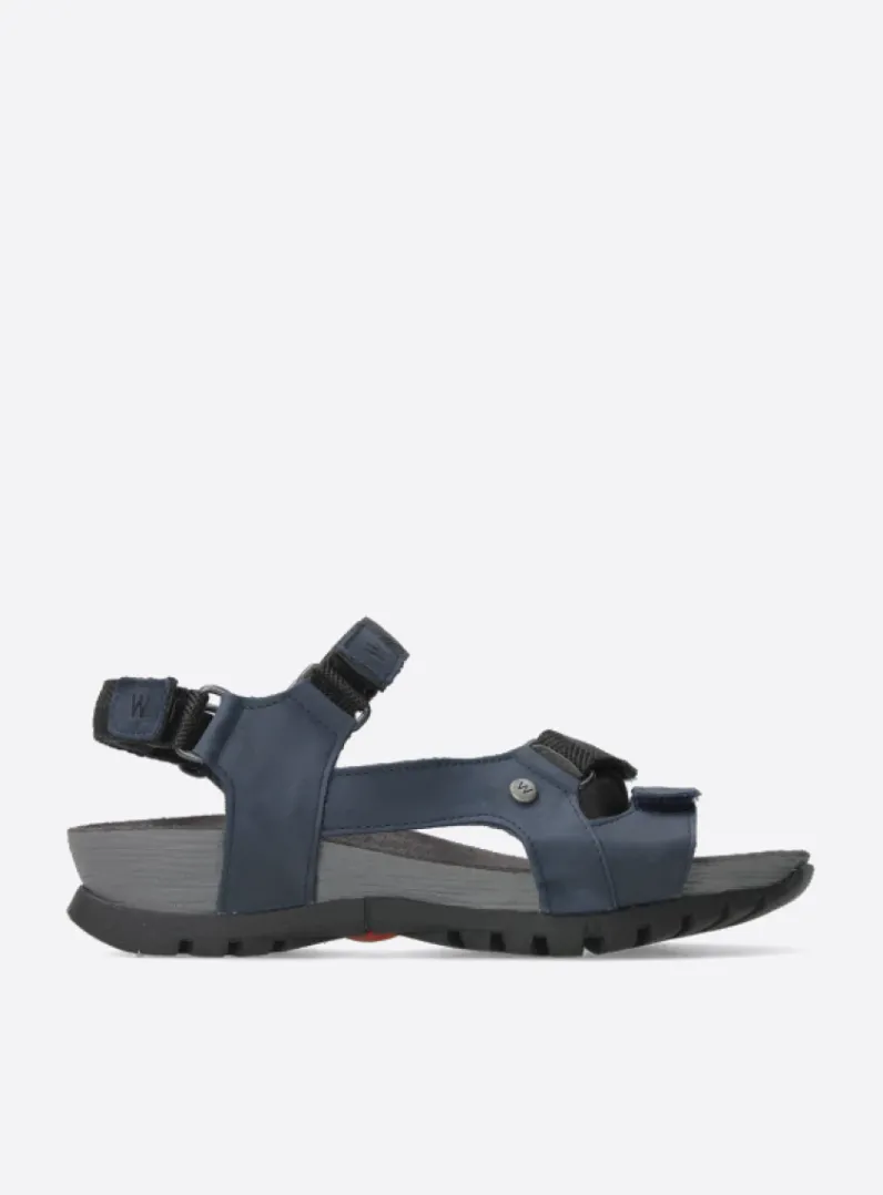 DAMES Wolky Sandalen<Cradle - blauw leer