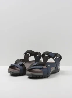 DAMES Wolky Sandalen<Cradle - blauw leer