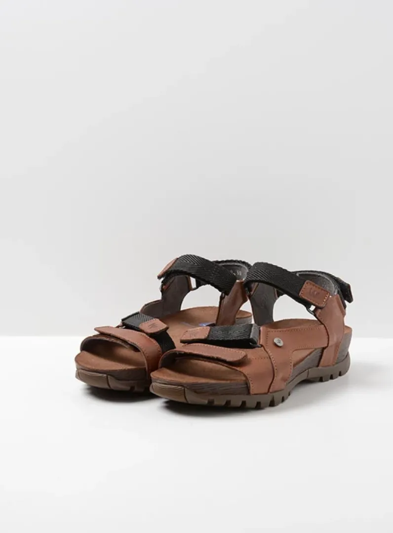 DAMES Wolky Sandalen<Cradle - cognac leer