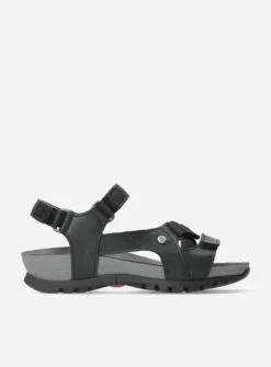 DAMES Wolky Sandalen<Cradle - zwart leer