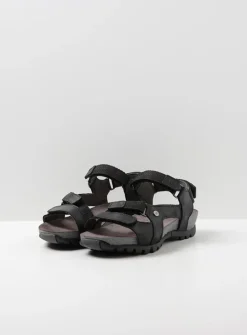 DAMES Wolky Sandalen<Cradle - zwart leer