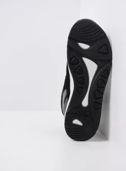 DAMES Wolky Hoge Veterschoenen|Wandelschoenen<Crown S2F - zwart stretchleer