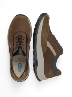 DAMES Wolky Lage Veterschoenen|Wandelschoenen<Cupar - taupe combi leer